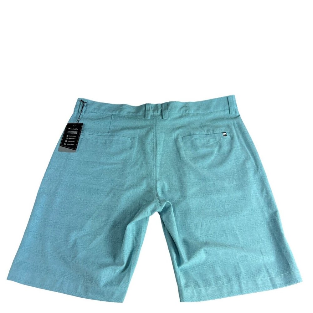 Travis Mathew Lake Powell Heather Delphinium Stretch Golf Shorts Sizes 32 - 38 - Picture 2 of 4